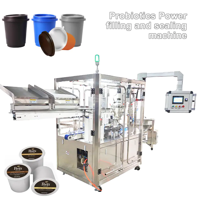 Automatic probiotics power filling and sealing machine