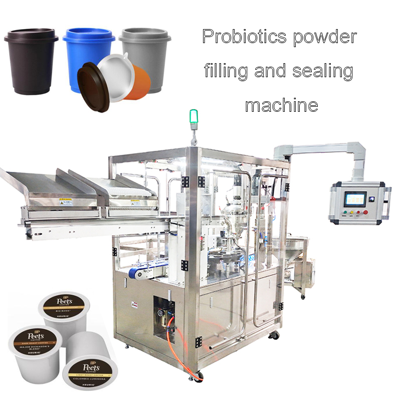 Automatic probiotics powder filling and sealing machine