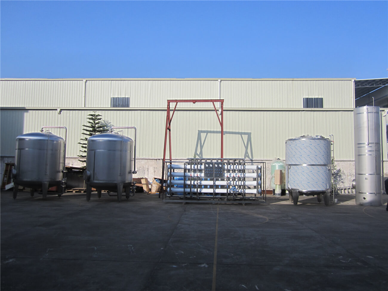 Équipement d’eau pure en acier inoxydable 30T -4