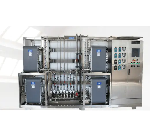 200LPH EDI Salt havsvattenrening Avsaltning Elektrisk anläggning Bräckt avsaltning Ro-systemmaskin