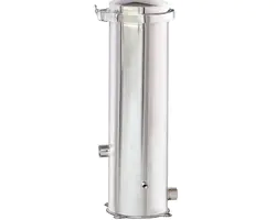Caixa de água do filtro do cartucho Tipo flange tipo ajuste rápido PP Filtro de água de sedimento Ss 316 Carcaça do filtro do cartucho com pernas