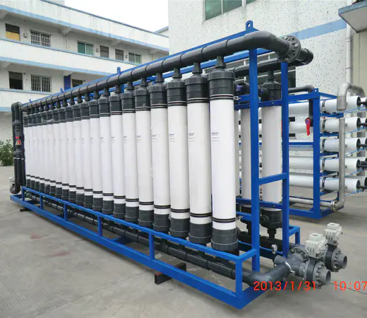 Голям Uf система морска вода обезсоляване машина ултрафилтрация машина вода обработка солена вода обезсоляване филтър