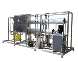 200LPH EDI Pengolahan Air Laut Asin Desalinasi Pabrik Listrik Brackish Desalinate Ro System Machine