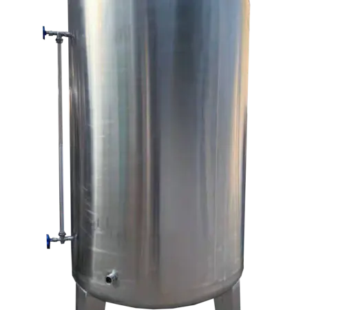 STARK Индустрия 1T стерилна конична глава неръждаема стомана асептична вода резервоар за съхранение храна клас 304 316L Материал