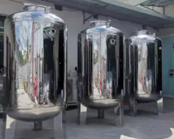 5000 л Індивідуальні теплоізоляційні матеріали Нержавіюча сталь Резервуар для зберігання води Подвійна сорочка Резервуар для води