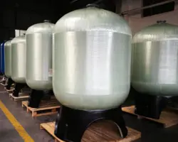 Harga Terbaik FRP Tank Ion Exchange Resin Salt Tank 1054 FRP TANK Water Softener system