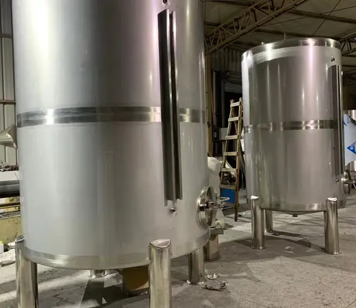 STARK Customized Industry Sterile Conical Head Stainless Steel Water Tank Food Grade 304 316L Material
