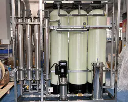 1000L sistema de ósmosis inversa de agua purificación de agua planta de tratamiento de agua