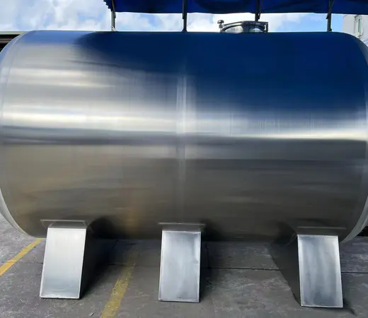 مخزن آب سفارشی فولاد ضد زنگ مواد عایق حرارت