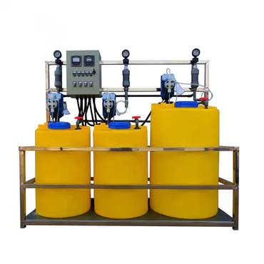 Sistema de água brackish ro misturando sistema de alimentação química da máquina de alimentação química sistema de dosagem química