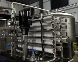 30T بزرگ صنعتی تجهیزات اسمز معکوس تصفیه نمک زدایی آب