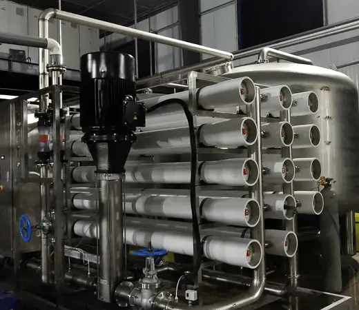 30T بزرگ صنعتی تجهیزات اسمز معکوس تصفیه نمک زدایی آب