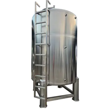 Tanque de água de aço inoxidável personalizado 5000 litros tanque de água estéril de aço inoxidável