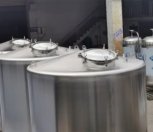 Customized 304 Double Layer Stainless Steel Water Tank Stainless Steel Mixing Tank Prices