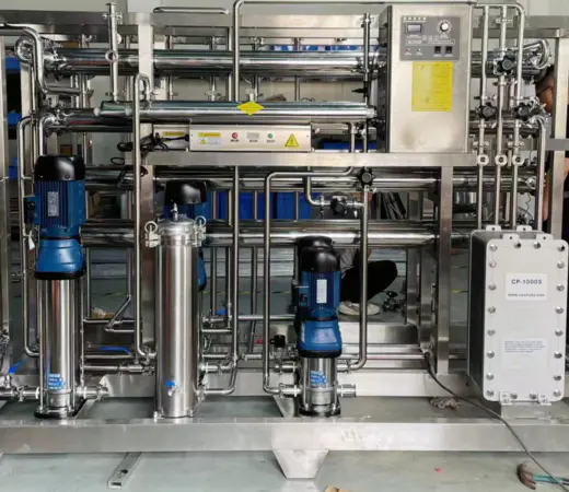 Preu fàbrica 1000L Sistemes d'osmosi inversa Aigua salada Aigua pura Potabilització Maquinària de tractament d'aigua potabilitzadora