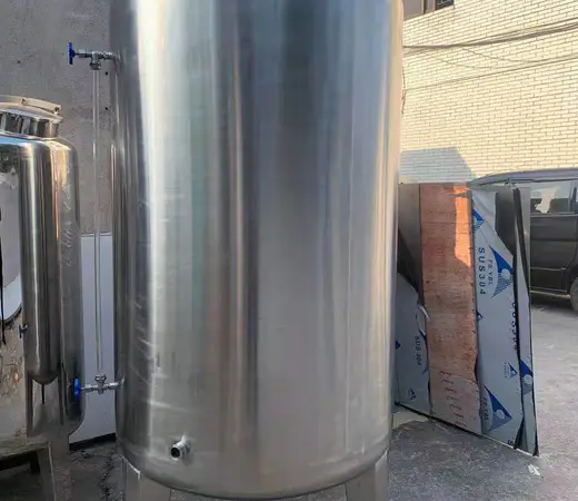 STARK Industry 1T Sterile Conical Head Stainless Steel aseptic water storage tank Food Grade 304 316L Material