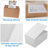 Waterproof eco friendly 4x6 direct thermal labels fanfold for zebra printers 