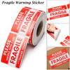 Promotional custom printing fragile warning sticker for shipping