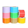 Professional custom color direct thermal shipping labels for thermal printer