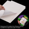 Hot sale self adhesive sticker paper suppliers A4 sheet paper barcode sticker