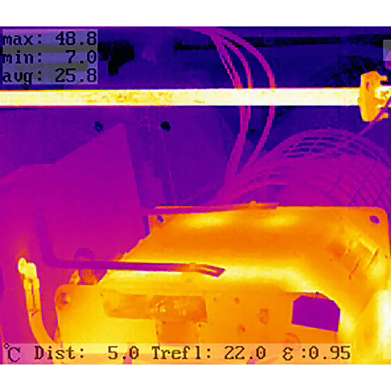 Intrinsic safety dual-vision infrared thermal imaging monitor ND51