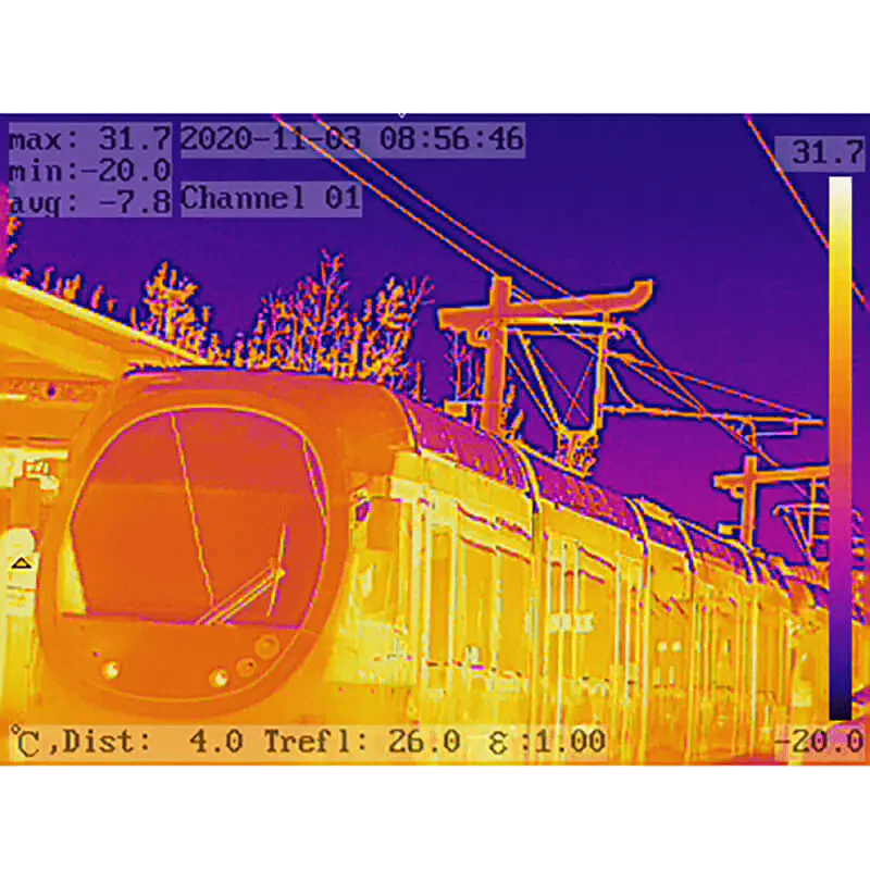 Тепловизионные сетевые камеры PTZ двойного зрения TD400