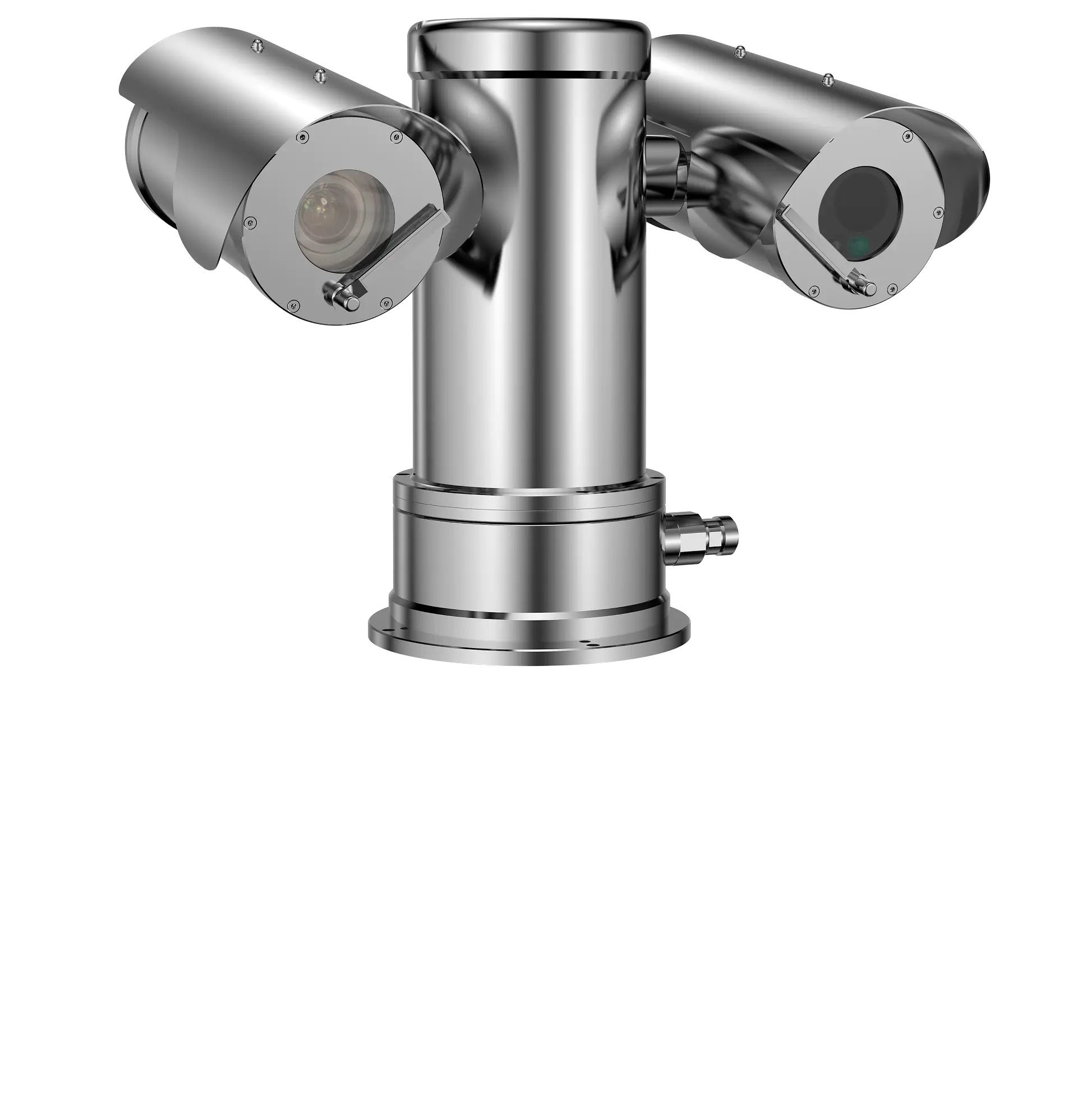 Caméra PTZ à imagerie thermique infrarouge à double vision antidéflagrante ND54