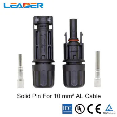 Solar Male Female Connector For 10mm2 Aluminum Solar Cable