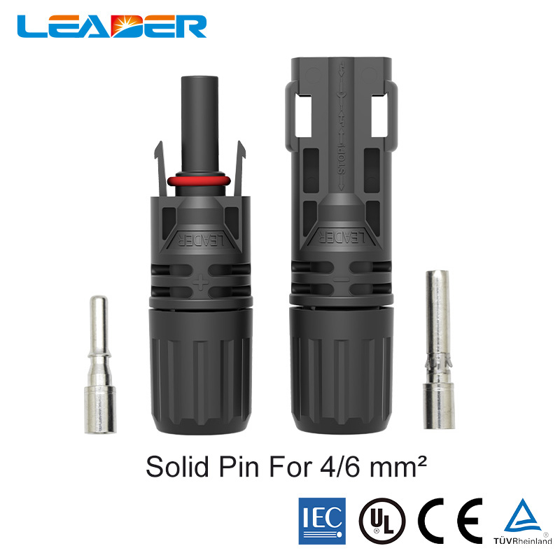 1500V UL6703 Solid Pin Solar Wire Connectors Nhà cung cấp