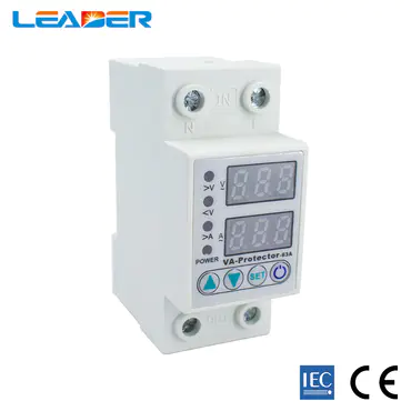 Digital Voltage Protector Adjustable Over Under Voltage Protector
