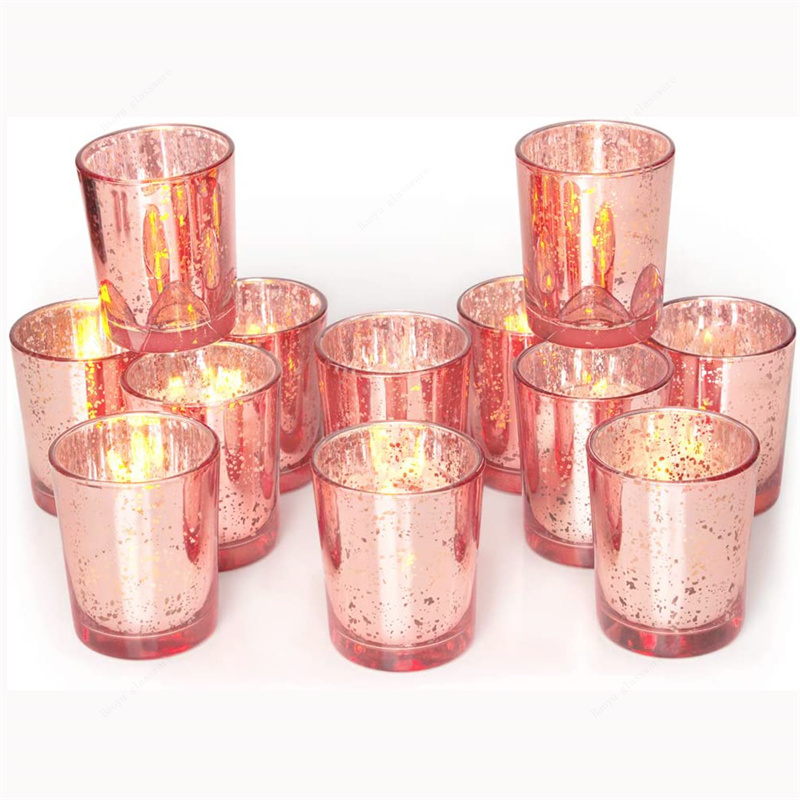 Tarros de vela de 16 onzas, paquete de 6 tarros vacíos de vidrio rojo con 3  mechas con tapas de bambú para hacer velas, recipiente grande de boca