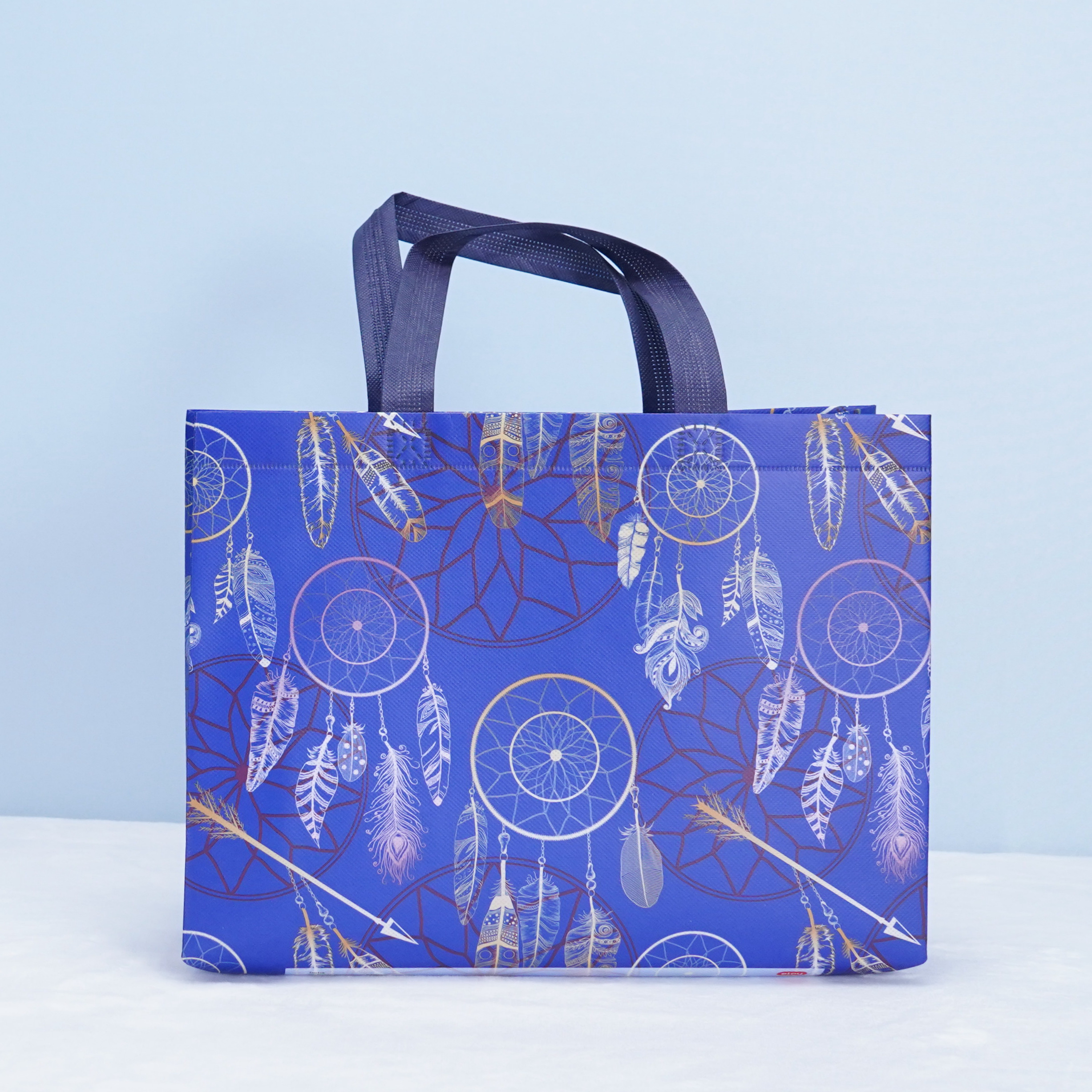 PP laminated totem printing PP non woven tote carry bag