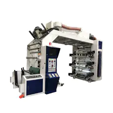 Šest barv papir Flexo tiskarska stroj