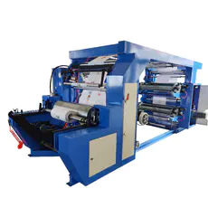 4 색 PP 짠 가방 플라스틱 필름 종이 플렉소 프린터 Flexo 인쇄 기계