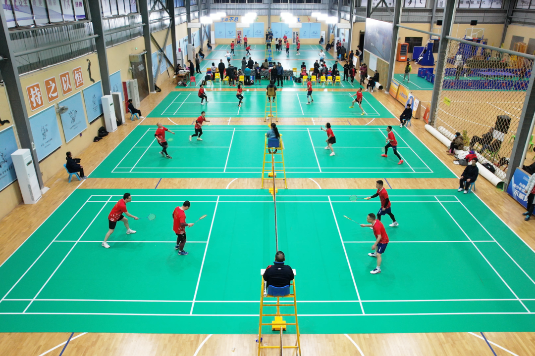 Green Valley ha assistito con successo allo svolgimento della prima competizione di badminton 