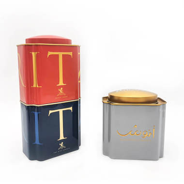Nueva caja de lata de té de regalo de metal | caja de té de lata de regalo