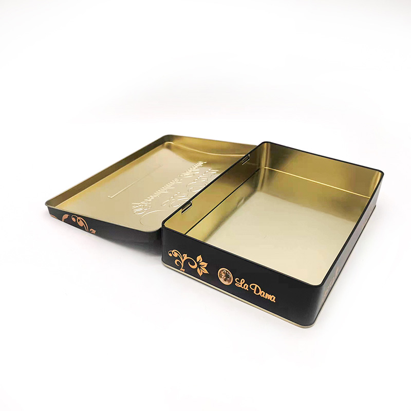 Metal chocolate tin box package