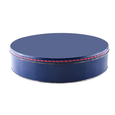 Large round metal tin box customization| Food grade cookie tin