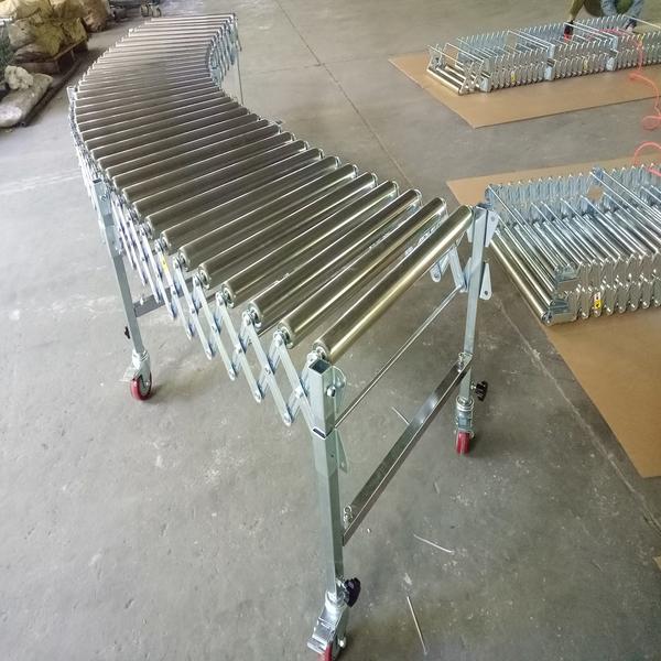 Gravity Flexible Conveyor With Steel Roller