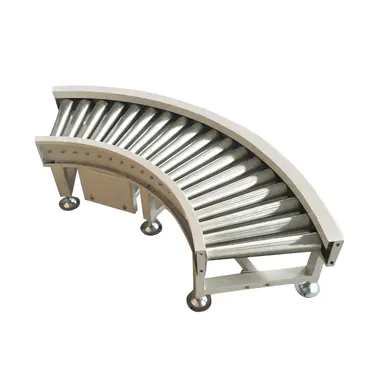Curved Chain Driven Motorized Roller Conveyor