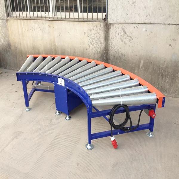 Curved Chain Driven Motorized Roller Conveyor