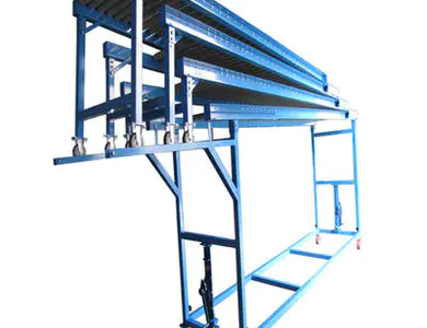 Installation and maintenance methods of unloading conveyor