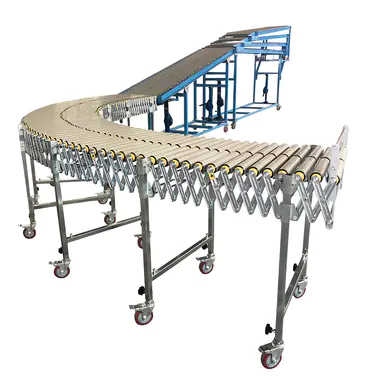 Telescopic Flexible Expandable Roller Conveyor