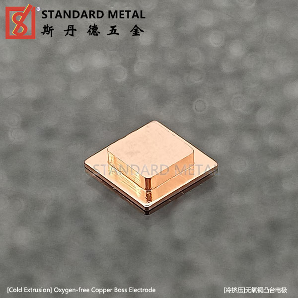 Cold Extrusion TU1 Oxygen-free Copper Square Electrode 
