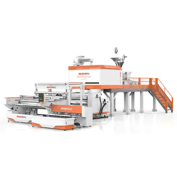 Máquina automática de película estirable LLDPE de 3 capas o 5 capas de 1000 mm