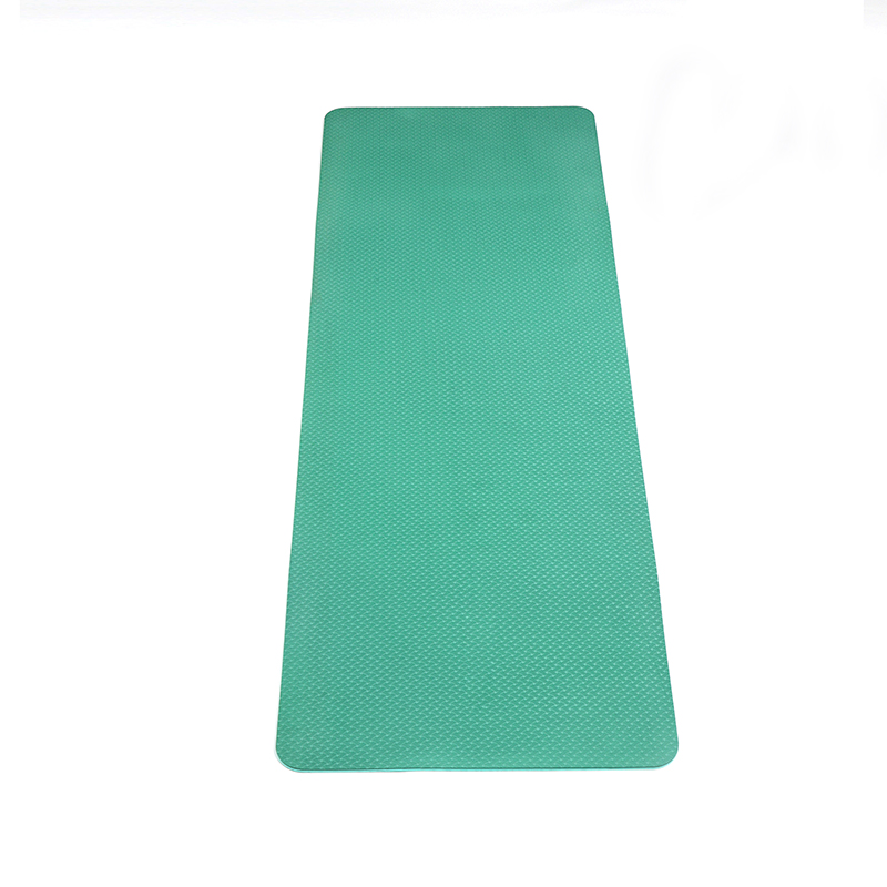 Eco Friendly Custom Logo Double Layer Wholesale 6mm TPE Yoga Mat Non Slip Yoga Mat Perfect for Yoga, Pilates and Fitness