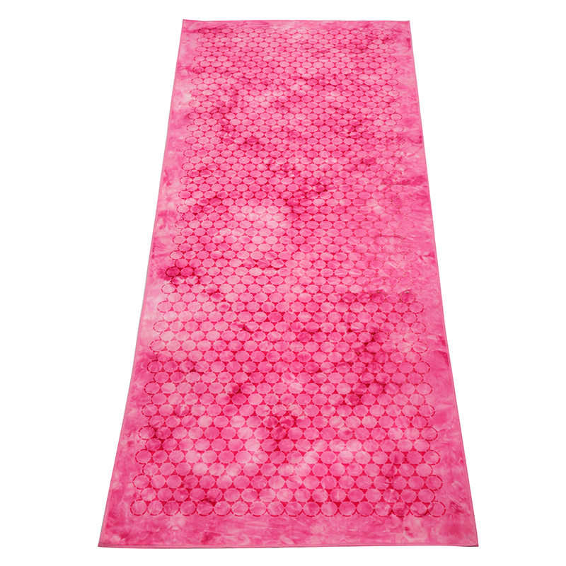 Non Slip Yoga Towel Smooth Two-Sided Skidless Design for Better Grip, Larger in Size 73 x 26 inches, Soft Suede Microfiber Moisture Wicking Material, Mat Topper for Hot Yoga, Bikram and Pilates