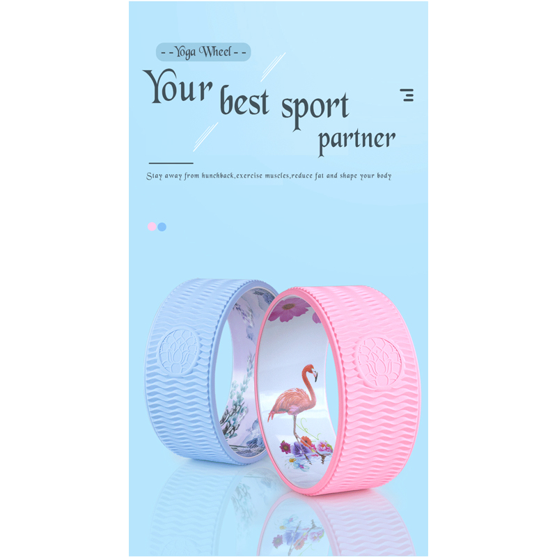 31.5x15cm Silicone ABS High Quality Yoga Wheel Customized Yoga Roller Perfect Backbends 12 Inch Yoga Prop Roller Wheel