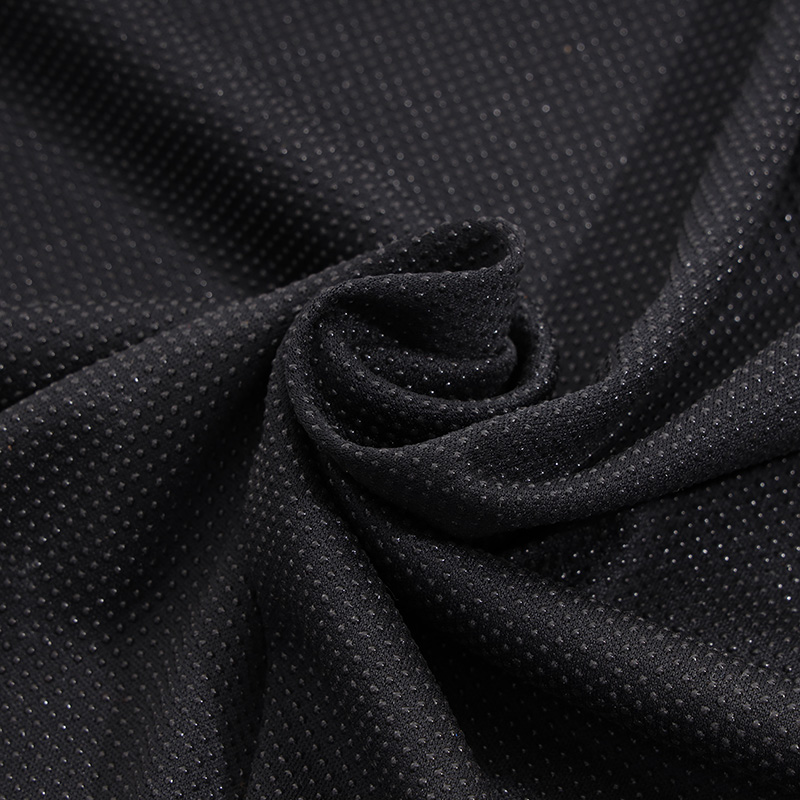 Silicone Dotted Non Slip Fabric, Cushion Dropping and Moulding Cloth, Black/ White/ Red/ Gray/ Coffee Color Anti Slip Cloth Fabric Manufacturers