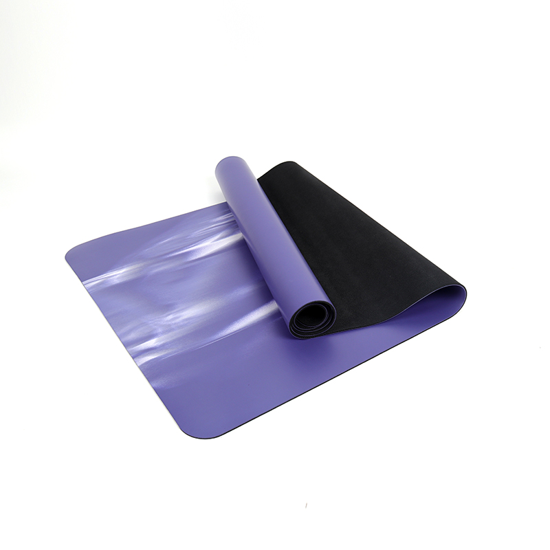 环保防滑 PU 橡胶瑜伽垫批发定制印刷防滑锻炼天然橡胶健身运动垫